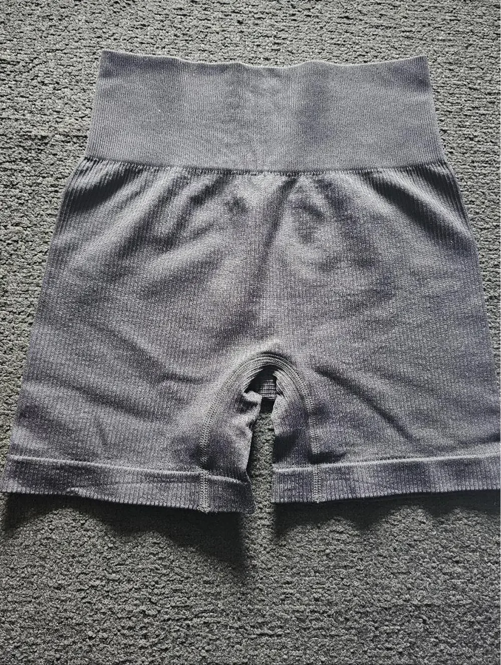 Women's Ribbed High-Waist Biker Shorts - Lavender, Black, Blue